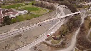 Ottawa's Light Rail Transit System Stage 2 West Expansion April 20th 2023 Construction Update