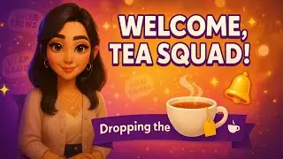Thank You For Join The Tea Squad ☕ | Dropping the Tea 🔔