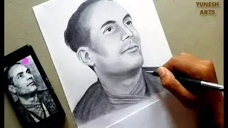 Mahakavi Laxmi Prasad Devkota Sketch - महाकवि लक्ष्मीप्रसाद देवकोटा  Nepali Art|Nepali Artist