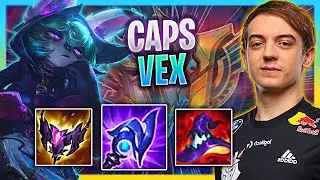 CAPS HARD CARRY WITH VEX! | G2 Caps Plays Vex Mid vs Leblanc!  Season 2023