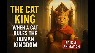 The Cat King: When a Cat Rules the Human Kingdom | Epic AI Animation