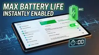 Как включить режим экономии заряда батареи на планшете Lenovo за 30 секунд