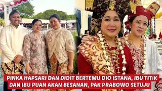 pinka hapsari didit bertemu di istana usai rayakan hari kemerdekaan, ibu titik & ibu puan besanan!