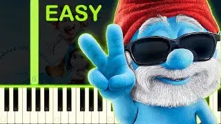 Ooh La La | THE SMURFS 2 - EASY Piano Tutorial