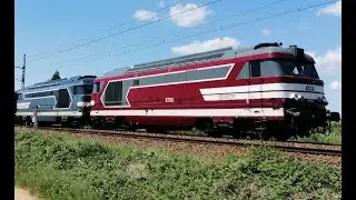 BB 67611 CMR - G 1206 -  TDGR - Ouigo  - TM BB 67200 / BB 79000 - Un spot bien vari&eacute; sur Chartres