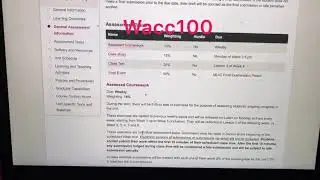 WACC100