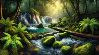 🎹 Ancient Forest Piano: Woodland Zen & Waterfall Echoes [Jan 2026]🏞️ #woodland #piano #waterfall