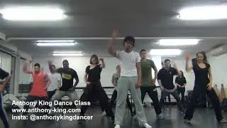Anthony King rehearsing Michael Jackson's Thriller for a show
