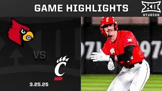 Louisville vs. Cincinnati (3.25.25) Highlights | 2025 Big 12 Baseball