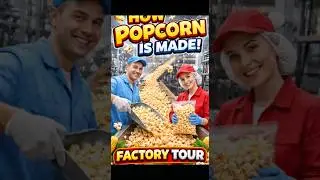 How Popcorn Is Made in a Modern Factory 🍿 | Full Process