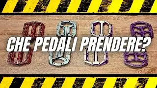 4 Pedali Flat X TUTTE LE TASCHE - Wellgo, Shimano GR500, Nukeproof Horizon Pro Sam Hill, Hope F20