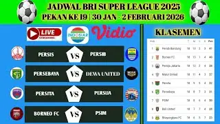 Jadwal BRI Liga 1 Pekan ke 18 ~ Persis vs Persib - Persebaya vs Dewa United ~ Liga 1 Indonesia 