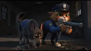 Night Escape From Prison: The Ultimate City Chase Thriller 3D animation Cat Story