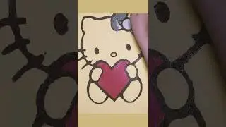 Sand Painting Hello Kitty