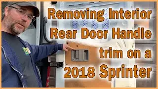 Removing Interior Door Handle Trim on a 2018 Sprinter