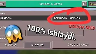 Minicraftda UZBCHA SEED bor ekan! 100% ishlaydi