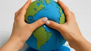 Fluffy Planets AI ASMR Squeezing and Crushing Video 🌍 Oddly Satisfying