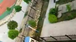 jiujiang univ dorms- balcony view