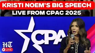 Kristi Noem Speech Live | DHS Secretary Kristi Noem Explodes At CPAC Summit | Donald Trump