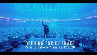 LIVE : DIRTY SWIFT opening for Dj Snake at Paris La Defense Arena 22.02.2020
