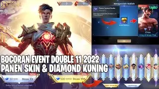 BOCORAN EVENT DOUBLE 11 2022 - CARA DAPAT SKIN GUSSION 11.11 & PANEN DIAMOND KUNING + SKIN 1DM