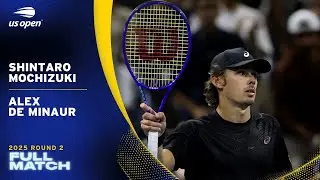 Shintaro Mochizuki vs. Alex de Minaur Full Match | 2025 US Open Round 2