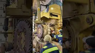 Final Drive removal on a CAT D11T Dozer. #heavyequipment #caterpillarequipment #d11