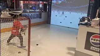 NHL Simulator at Hockey Hall of Fame (Toronto, ON) #hockeyhalloffame #savinggoals #zandskidsclub