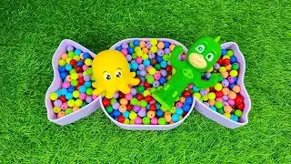 Relaxing ASMR - Soft Candy and Makeup Floating in a Gentle Pool 🧡💧