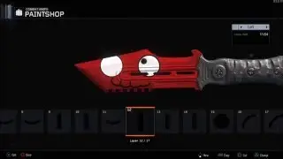 Futurama paintshop tutorial combat knife BO3
