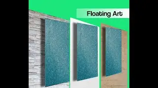 Create Floating Artwork on walls, Works for digital printed art, canvas, photo tiles, and signage