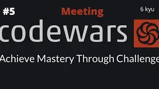 CODEWARS 6 kuy - Meeting