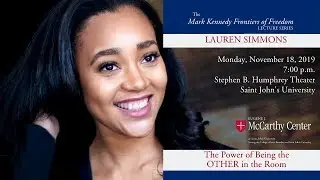 The Mark Kennedy Frontiers of Freedom Lecture with Lauren Simmons