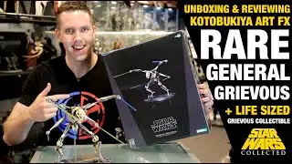 Unboxing and reviewing the Kotobukiya ARTFX 1/7th Scale General Grievous Statue!