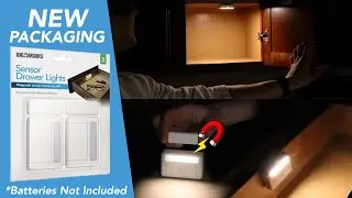 Get Instant Drawer/Cabinet Lighting with these Wireless Sensors