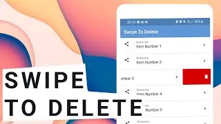 Android Studio Swipe To Delete In LazyColumn With Jetpack Compose Kotlin