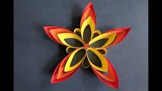 Цветы из полосок бумаги | Easy paper flowers
