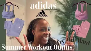 ADIDAS SUMMER Workout Outfits- TRY ON HAUL @adidas