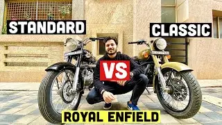 ROYAL ENFIELD STANDARD 350cc VS CLASSIC 350cc || WHICH ONE TO BUY ?