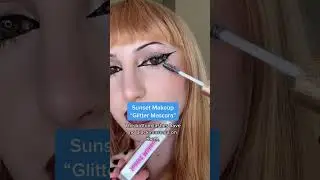 Trying Glitter Mascara