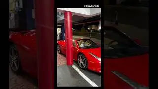 Idiot driver Crashes Ferrari 🤦🏻&zwj;♂️ #idiots #cars #ferrari #crash #fail #idiotdrivers