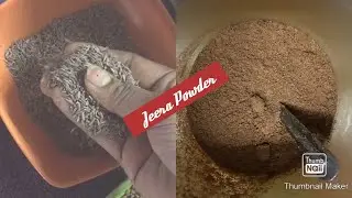Cumin Powder// Homemade Jeera Powder//How to make jeera powder /Roasted Cumin Powder/Jeelakarra Podi