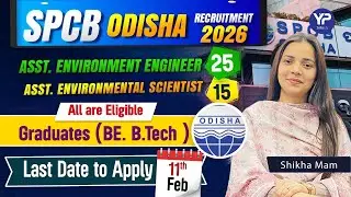 Odisha SPCB AEE(25) AES(15) Recruitment 2026 | Graduates & Post Graduates Eligible | Last Date 3 Feb