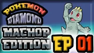 Can i beat Pokemon Diamond with only Machop? Ep 01
