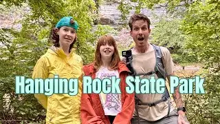 Explore Hanging Rock State park, family hiking day!