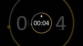 PowerPoint Apple clock timer animation countdown retro style