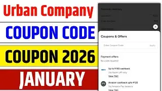 Urban Company Coupon Code Today 2026 | Urban Company Refer and Earn UC