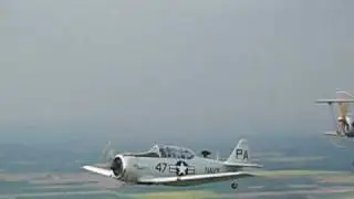 Vol patrouille: SNJ5 T6 ET Buck Air F- AZBZ