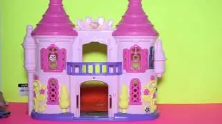 Barbie Doll Video and Kids Pink Princess Castle