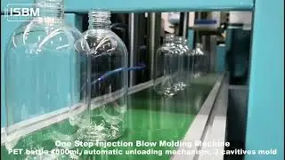 One Step Injection Blow Molding Machine For PET Bottle 1000ml - Single Stage Blow Moulding Machine